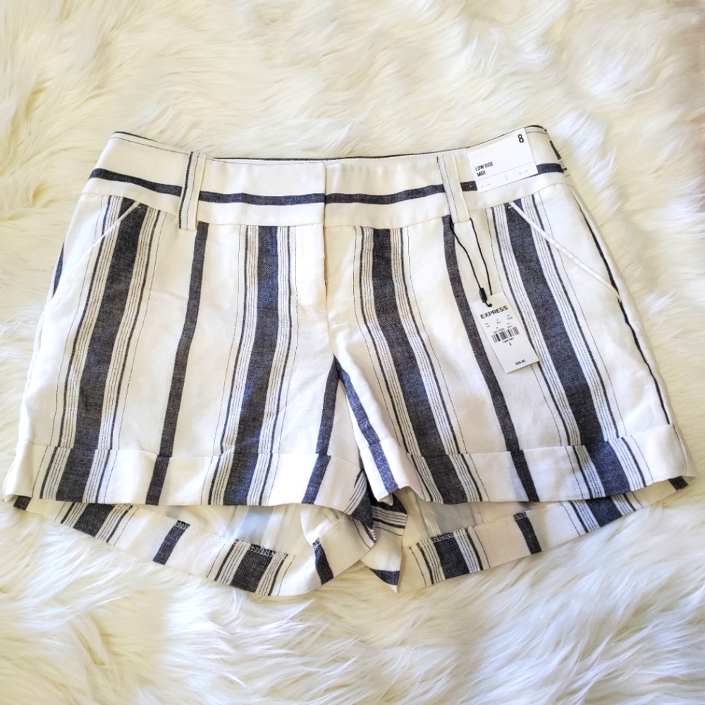 Express linen shorts size 8
